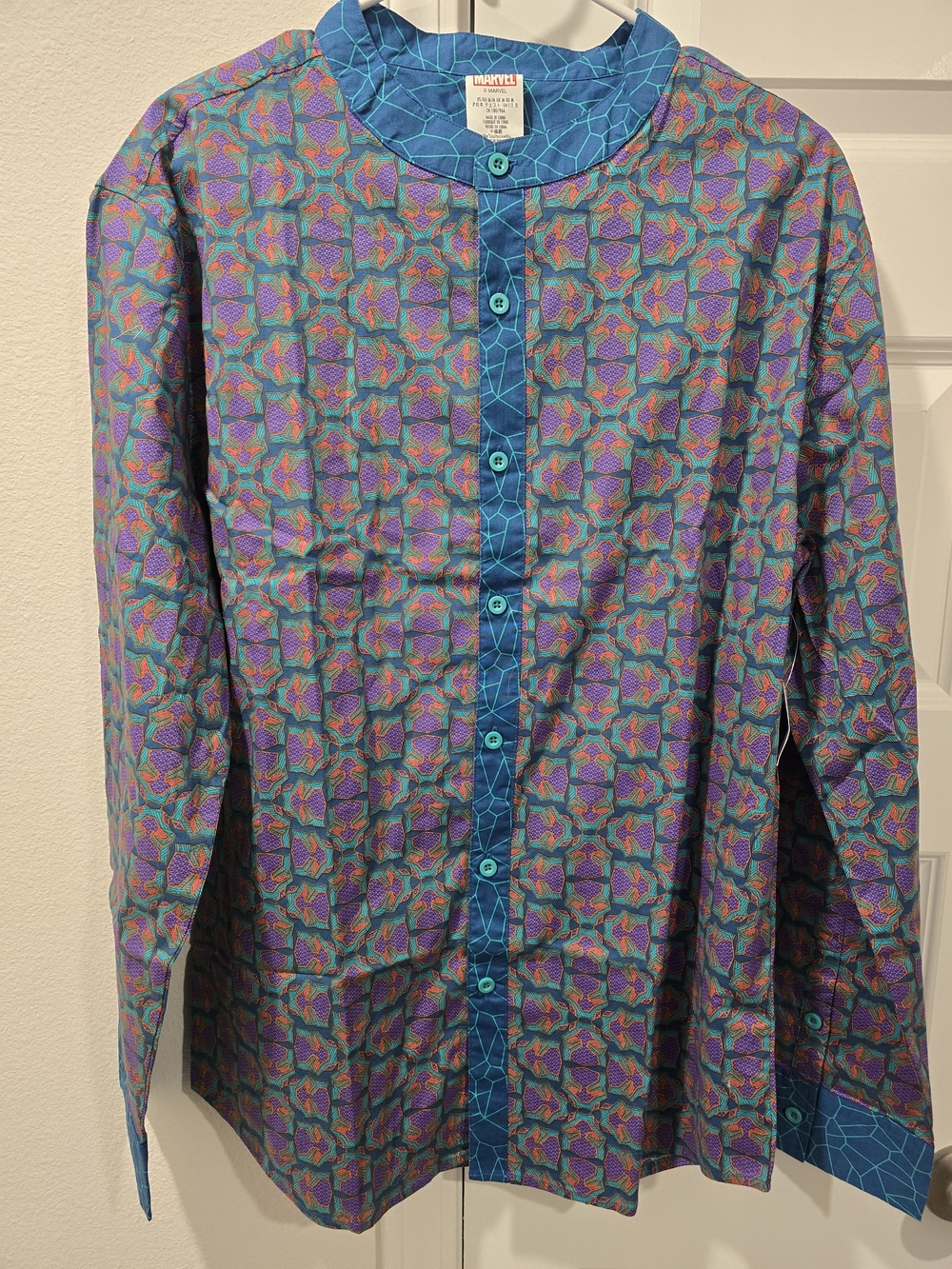 Disney Black Panther Button Up Shirt
